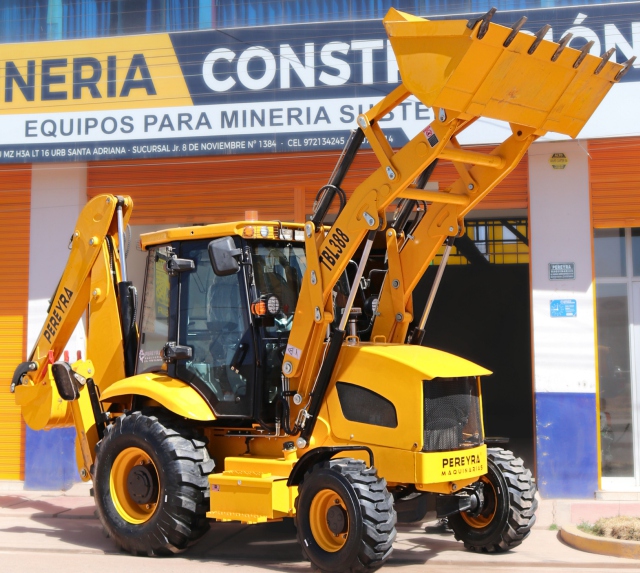 MINI RETROEXCAVADORA TIPO CAT DE 2.5 TON
